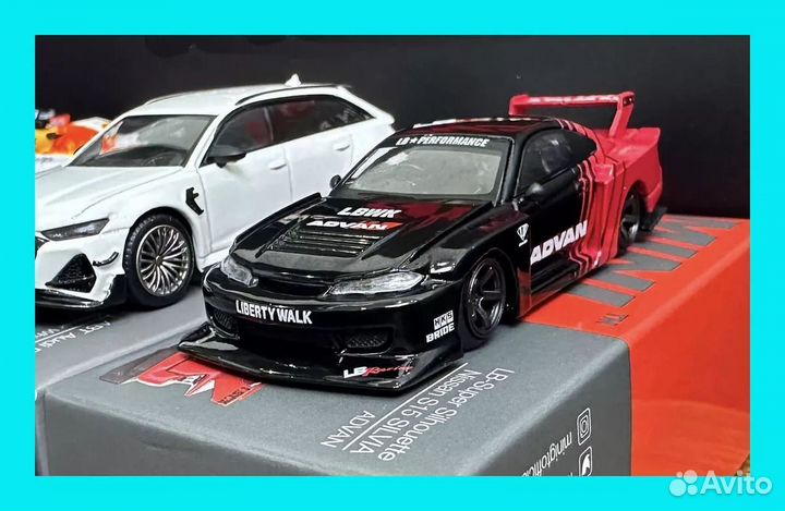 Nissan Silvia S15 Advan Mini GT 1 64 New