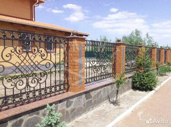H2Кованные заборы \ Калитки под заказ 2м/h2 p&nbsp
