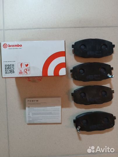 Тормозные колодки Brembo P 30025 задние