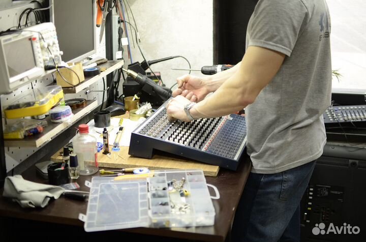 Ремонт профессионального звукового оборудования