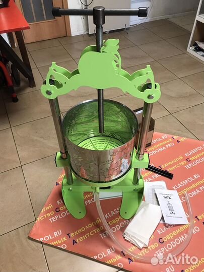 Пресс для отжима сока SOK 23 литра бутылочный