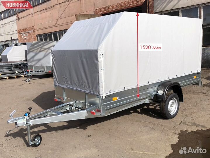 Оцинкованный прицеп для л/а 3.5х1.5х1.5