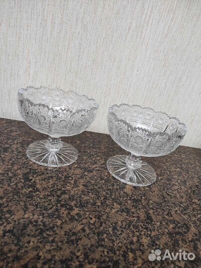 Хрустальная ваза для варенья