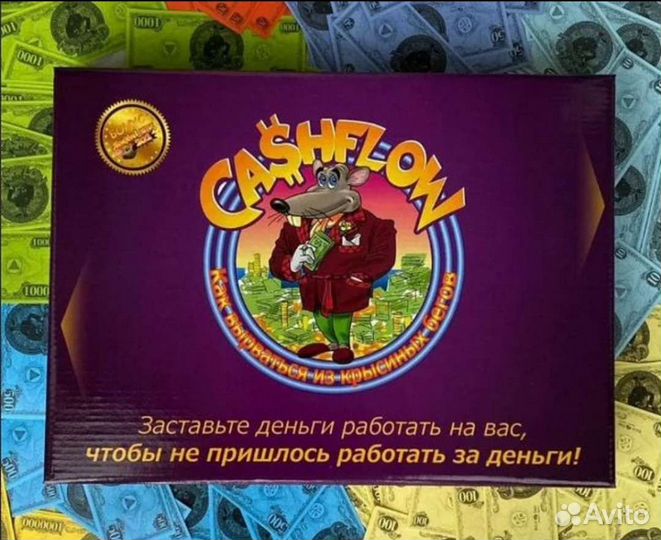 Настольная игра Денежный поток Cashflow101 от 3сут