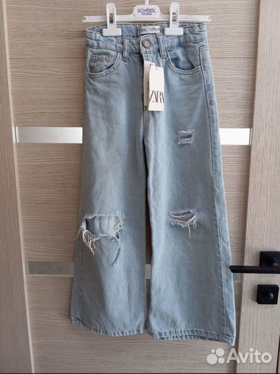 Джинсы zara 122 для девочки
