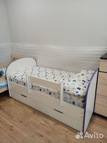 Детская кровать 160*80 от 3 лет с матрасом