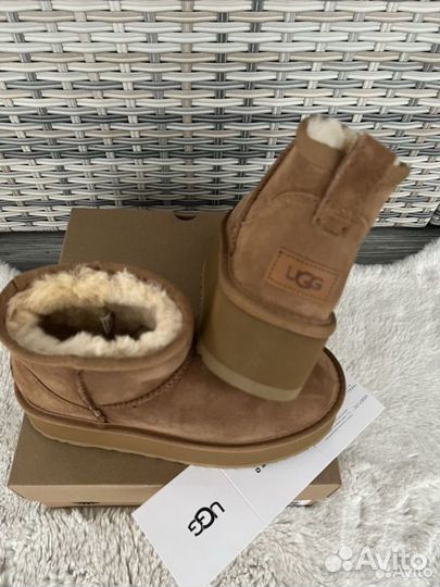 Угги UGG Ultra Mini Platform (Натуральные)