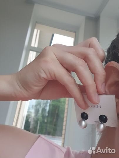 Серьги с жемчугом