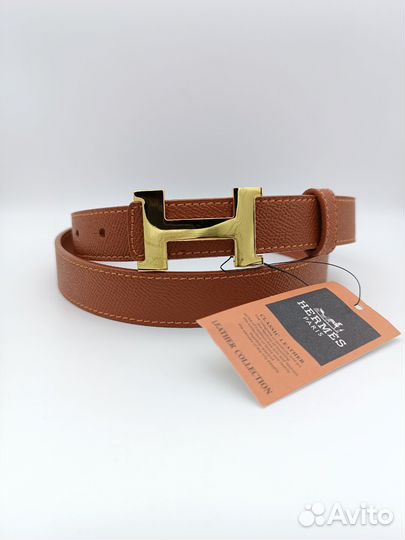 Ремень женский Hermes натуральная кожа люкс