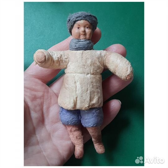 Елочные игрушки СССР ватные, вата. Изокульт