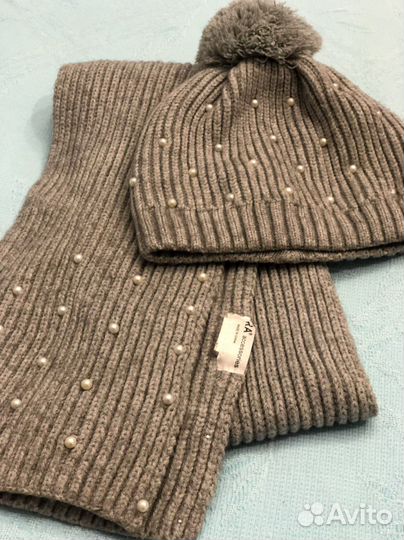 Шарф шапка Zara