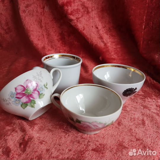 Чашки СССР Дулево Зик Рига