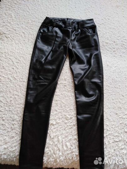 Штаны из эко кожи женские