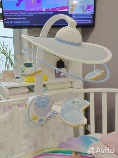 Мобиль на кроватку Chicco волшебные звёзды