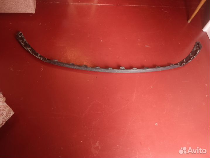 Губа (юбка) под бампер Kia Cee'd jd рестайлинг