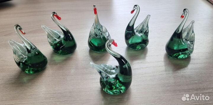 Декоративные фигурки лебеди для дома