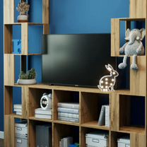 Стеллаж деревянный напольный шкаф для книг