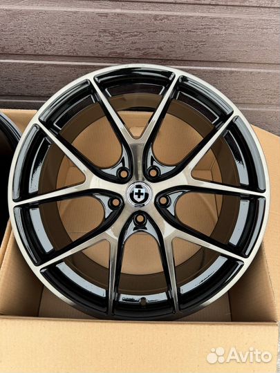 Диски R18 5x114,3 HRE P101 BPC Чёрные с матовой