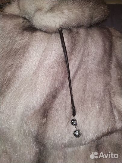 Шуба из голубой норки, р. 52/54