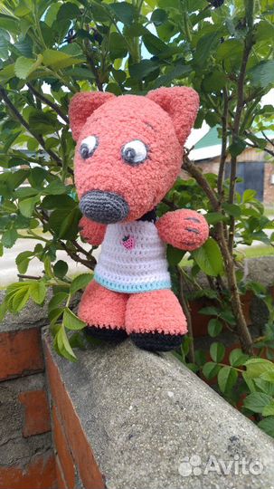 Вязаная лисичка