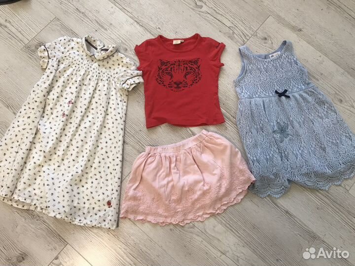 Брендовые вещи пакетом для девочки 116-122