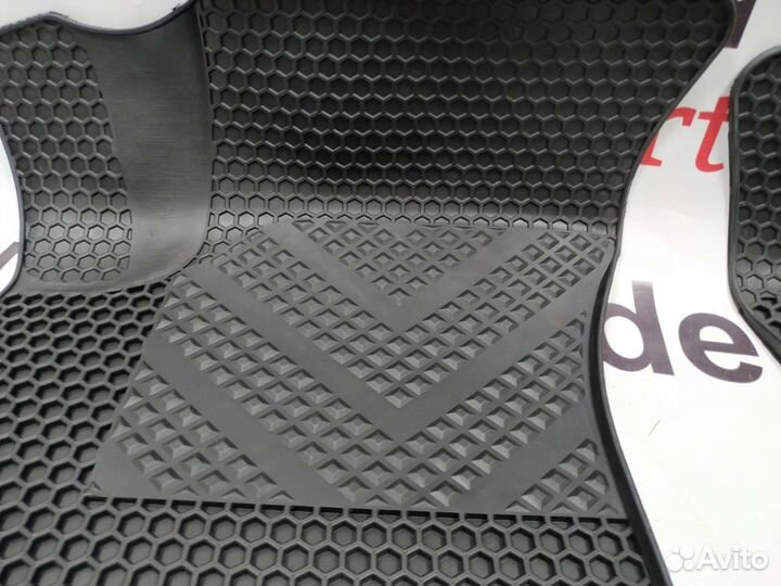 Коврики в салон резиновые евроборт соты Accent
