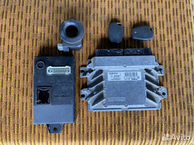 Комплект эбу двигателя 1.4л. 75л.с 8кл. Рено Логан