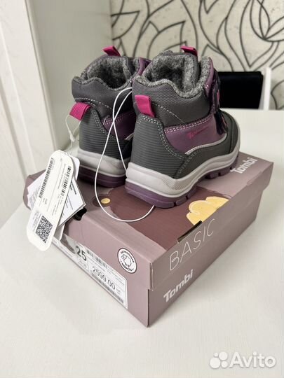 Ботинки для девочки, новые 25р