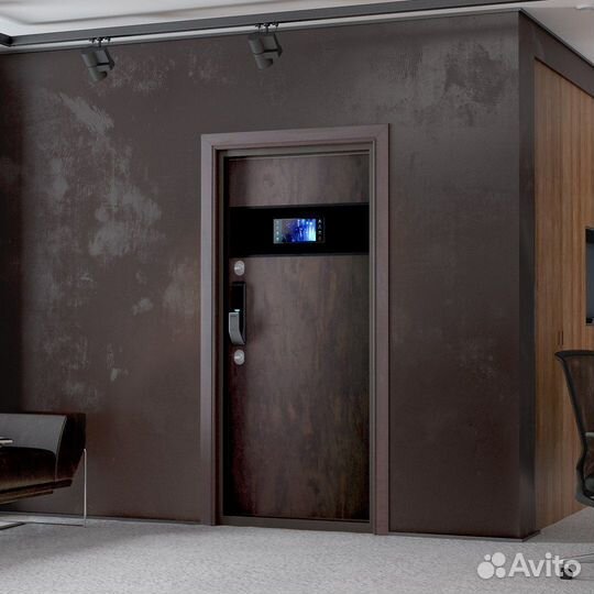 Металлическая дверь панель 3D с подсветкой