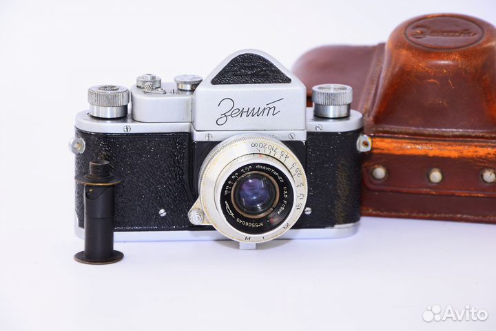 Зенит 1 1955 г.в. Зеркальный фотоаппарат СССР