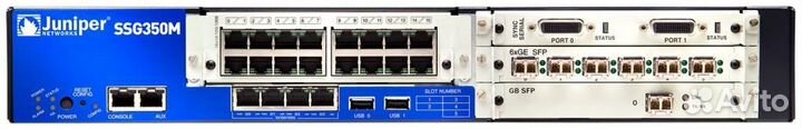 Шлюз безопасности Juniper SSG-350M-SH-DC-N-TAA