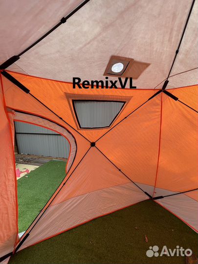 Вытяжка для трубы Палатка куб зимняя утепленная