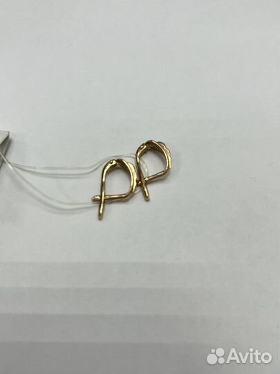 Золотые серьги 585 1,91гр