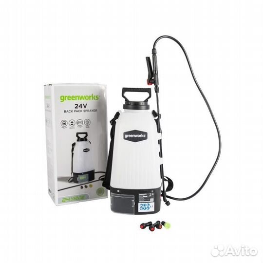 Опрыскиватель садовый аккумуляторный Greenworks GS