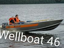 Лодка алюминиевая Wellboat 46