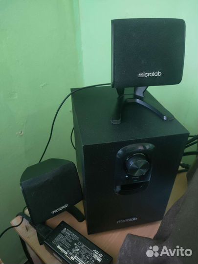 Колонки для компьютера с сабвуфером M108