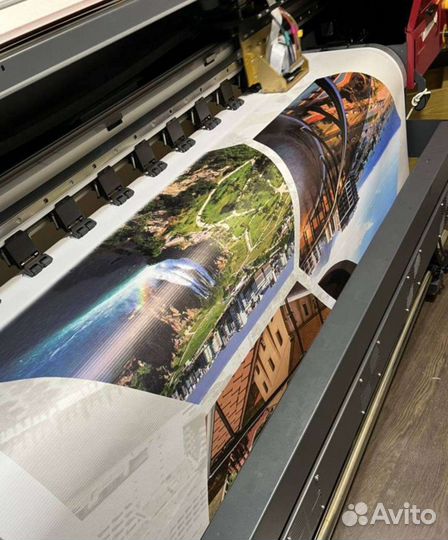 Широкоформатная печать баннеров, этикеток/стикеров