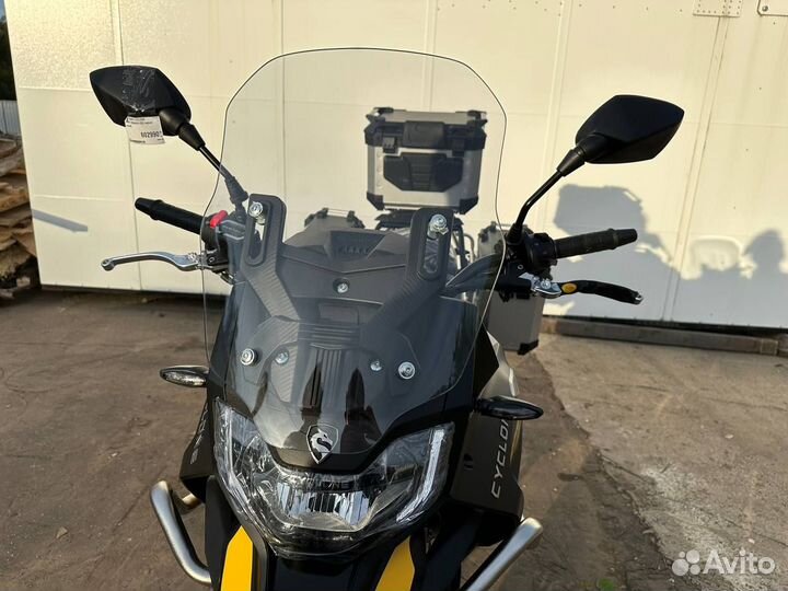 Мотоцикл Cyclone RX401 черный+ 3 алюминиевых кофра