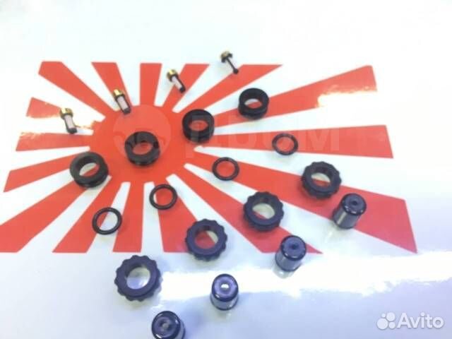 Комплект колечек топливной форсунки 4 штуки Mazda