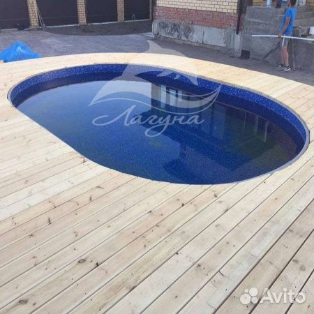 Бассейн лагуна овальный 7,3 х 3,05 х 1,25
