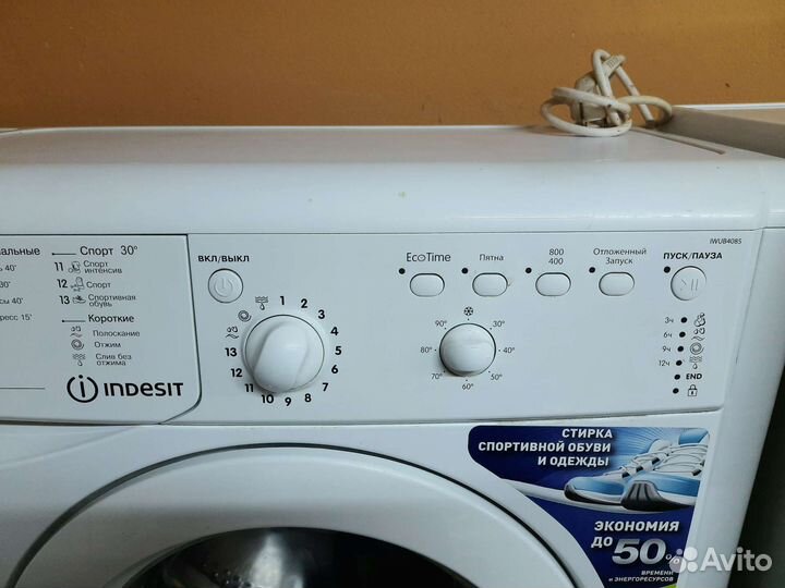 Узкая стиральная машина Индезит 4кг 33см