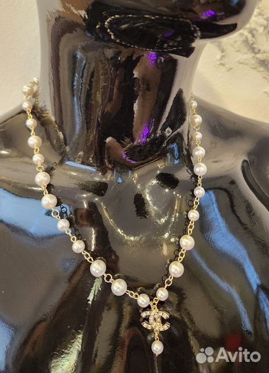 Комплект chanel - колье и браслет