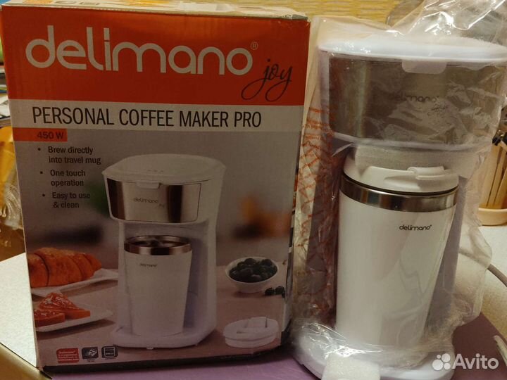 Кофеварка Delimano. Joy. Новая