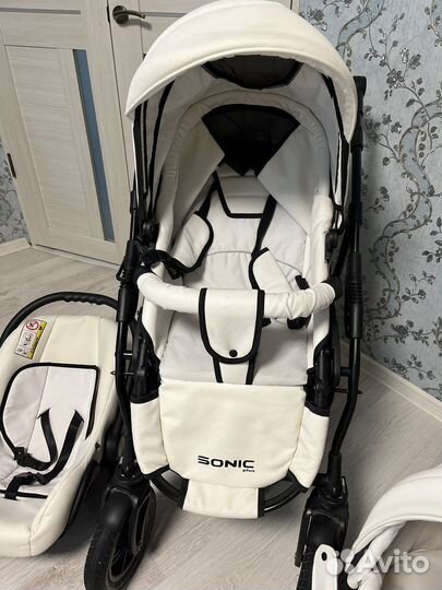 Коляска 3 в 1 verdi sonik plus белая