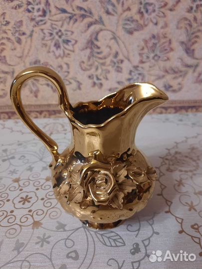 Сервиз кофейно-чайный золотой на 2 персоны