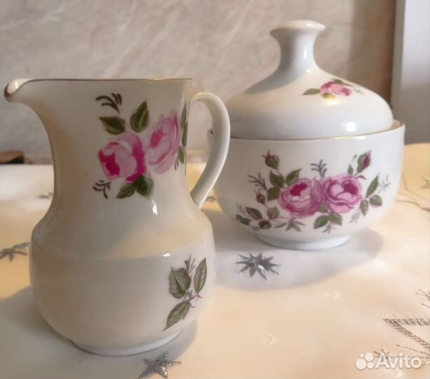 Сахарница и молочник kahla ГДР