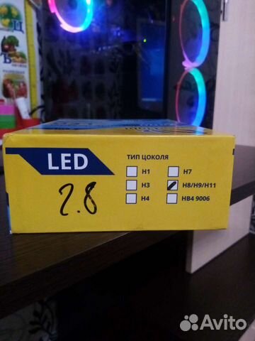 Светодиодные лампы led h8. h9. h11