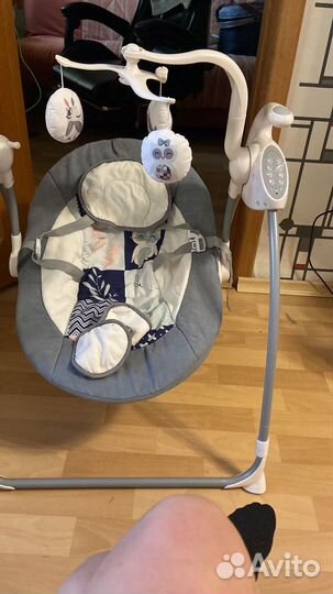 Детские электронные качели для новорожденных