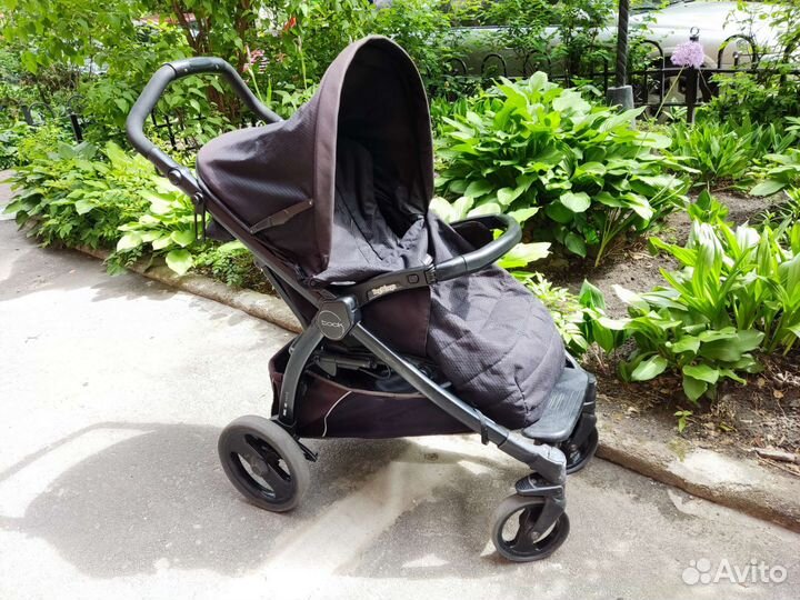 Коляска прогулочная peg perego book + аксессуары