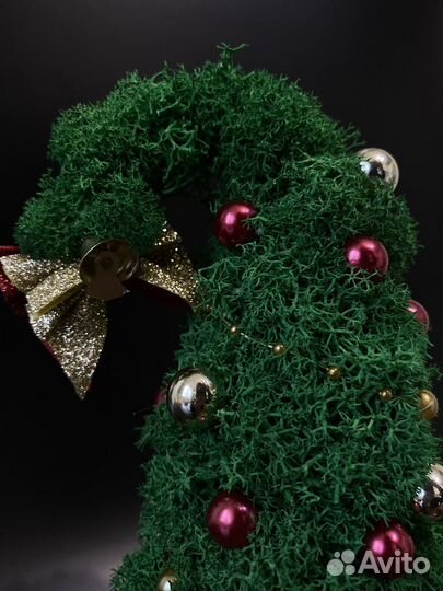 Елка новогодняя из мха